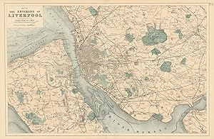Map of the environs of Liverpool