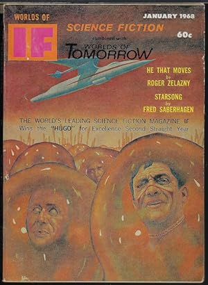 Image du vendeur pour IF Worlds of Science Fiction: January, Jan. 1968 ("All Judgement Fled") mis en vente par Books from the Crypt