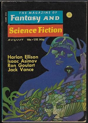 Seller image for The Magazine of FANTASY AND SCIENCE FICTION (F&SF): August, Aug. 1972 ("The Brave Free Men") for sale by Books from the Crypt