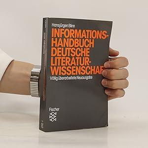 Seller image for Informationshandbuch deutsche Literaturwissenschaft for sale by Bookbot