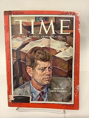 TIME Magazine, Vol LXX No 23, December 2 1957; Senator John Kennedy