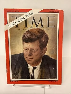 TIME Magazines: Vol LXXVII No 5, January 27 1961; Vol LXXIX No 1, January 5 1962; President John ...