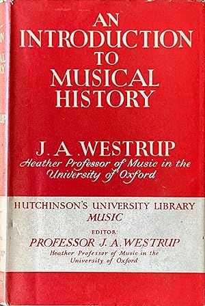 Seller image for An introduction to musical history for sale by Acanthophyllum Books