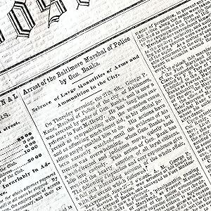 1861 newspaper LINCOLN OCCUPIES MARYLAND Baltimore Police Chief Arrested