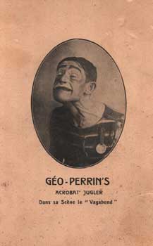 French postcard with plate of 'Geo-Perrin's'