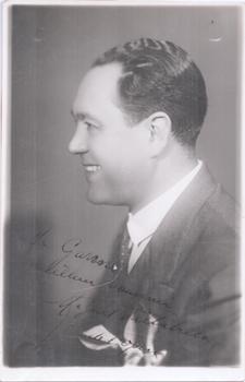 Photograph of Miguel Villabella (1892-1954), Prince of French Lyric Tenors.