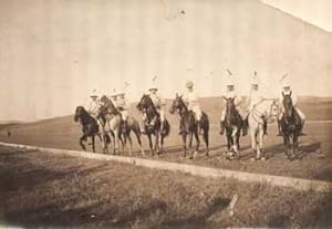 Photograph of English polo team from Gibraltar in Tangiers, 1930