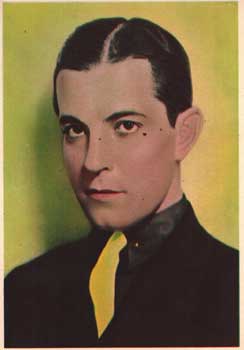 Postcard of actor Ramon Novarro