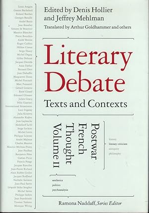 Literary Debate: Texts and Contexts, Postwar French Thought Volume II