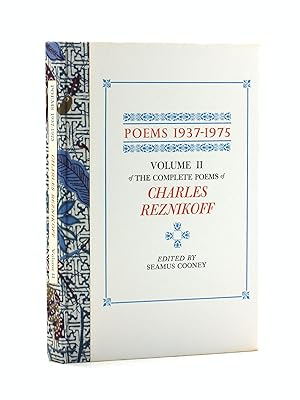 Seller image for POEMS 1937-1975. Volume II of the Complete Poems of Charles Reznikoff for sale by Arches Bookhouse