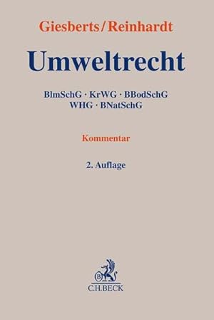 Seller image for Umweltrecht: BImSchG, KrWG, BBodSchG, WHG, BNatSchG for sale by Studibuch