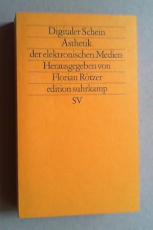 Bild des Verkufers fr Digitaler Schein. sthetik der elektronischen Medien. zum Verkauf von Antiquariat Sander