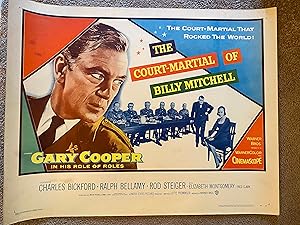 Seller image for The Court-Martial of Billy Mitchell Half-Sheet 1956 Gary Cooper, Charles Bickford! for sale by AcornBooksNH