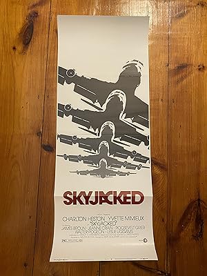 Seller image for Skyjacked! Insert 1972 Charlton Heston, Yvette Mimieux, James Brolin! for sale by AcornBooksNH