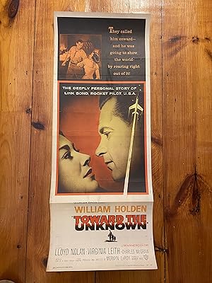 Seller image for Toward the Unknown Insert 1956 William Holden, Lloyd Nolan for sale by AcornBooksNH