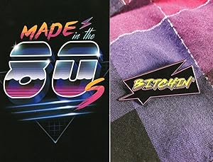 Made In The 80's Bitching Fashion 2x Plain Back Postcard s