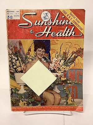 Sunshine & Health, Vintage Nudism Magazine, Vol XXIX No 11, November 1960