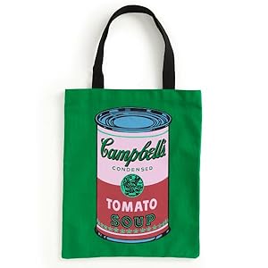 Seller image for Warhol Soup Can Canvas Tote Bag - Green for sale by GreatBookPrices