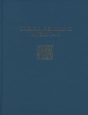 Seller image for Quirigua Reports Papers 6 to 15 for sale by GreatBookPricesUK