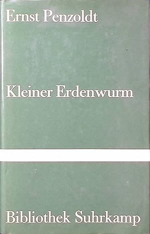 Bild des Verkufers fr Kleiner Erdenwurm : romant. Erzhlung. Bibliothek Suhrkamp ; Bd. 550 zum Verkauf von books4less (Versandantiquariat Petra Gros GmbH & Co. KG)