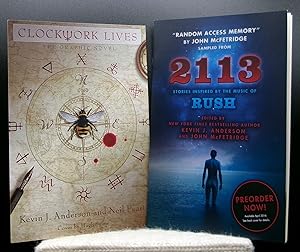 Seller image for TWO promotional pieces, each for different publications: CLOCKWORK LIVES: Graphic Novel & 2113 for sale by BOOKFELLOWS Fine Books, ABAA