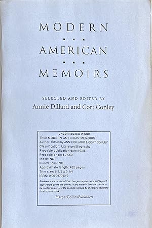 Immagine del venditore per Modern American Memoirs venduto da 32.1  Rare Books + Ephemera, IOBA, ESA