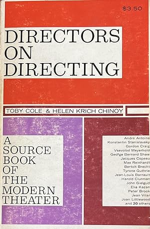Seller image for Directors on Directing: A Source Book to the Modern Theater for sale by 32.1  Rare Books + Ephemera, IOBA, ESA