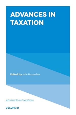 Bild des Verkufers fr Advances in Taxation zum Verkauf von GreatBookPrices