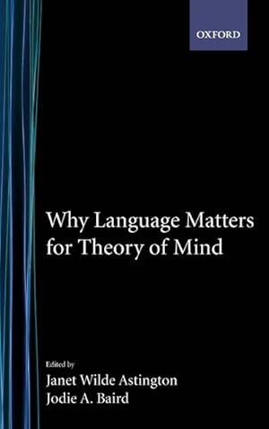 Bild des Verkufers fr Why Language Matters for Theory of Mind zum Verkauf von AHA-BUCH GmbH