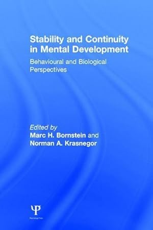 Seller image for Stability and Continuity in Mental Development : Behavioral and Biological Perspectives for sale by AHA-BUCH GmbH