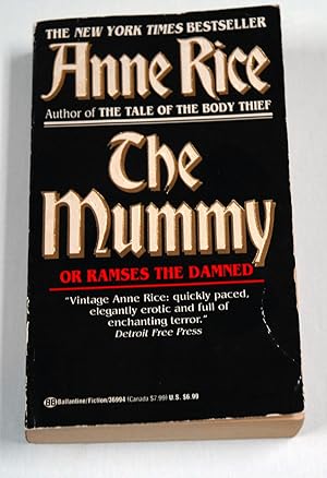 Image du vendeur pour The Mummy or Ramses the Damned: A Novel mis en vente par Preferred Books