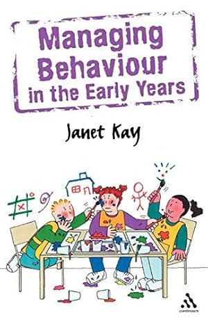 Seller image for Managing Behaviour in the Early Years (Behaviour Management) for sale by WeBuyBooks
