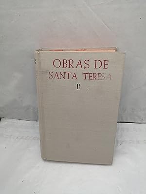 Seller image for OBRAS COMPLETAS DE SANTA TERESA, Tomo II (Primera edicin 1954, tapa dura sin sobrecubierta) for sale by Libros Angulo