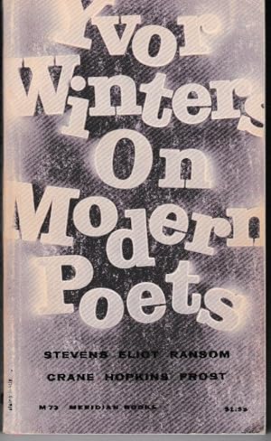 Seller image for On Modern Poets for sale by West County Books