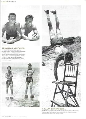Seller image for LAMINA 37204: Rock Hudson, George Nader y Tony Curtis for sale by EL BOLETIN