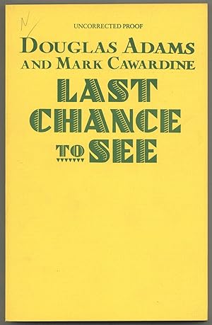 Immagine del venditore per Last Chance to See venduto da Between the Covers-Rare Books, Inc. ABAA