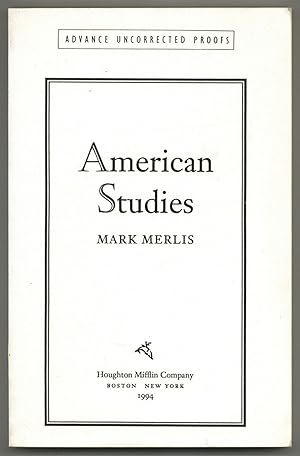 Seller image for American Studies for sale by Between the Covers-Rare Books, Inc. ABAA