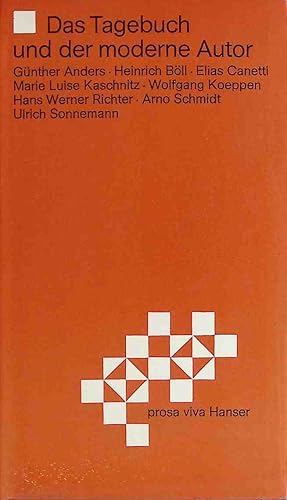 Seller image for Marie Luise Kaschnitz: Gedchtnis, Zuchtrute, Kunstform.- in: Das Tagebuch und der moderne Autor. for sale by books4less (Versandantiquariat Petra Gros GmbH & Co. KG)