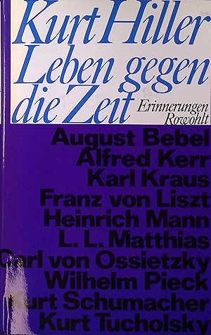 Bild des Verkufers fr Leben gegen die Zeit; Bd. 1., Logos zum Verkauf von books4less (Versandantiquariat Petra Gros GmbH & Co. KG)
