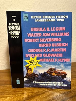 Imagen del vendedor de Heyne Science Fiction Jahresband 1990. 7 Romane und Erzhlungen prominenter SF-Autoren. Zusammengestellt und herausgegeben von Wolfgang Jeschke. a la venta por Antiquariat an der Nikolaikirche