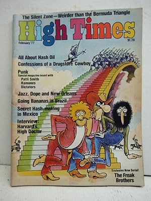 Seller image for High Times Magazine, February 1977 for sale by Imperial Books and Collectibles