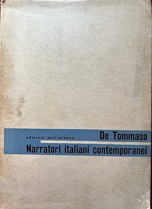 Imagen del vendedor de Narratori italiani contemporanei a la venta por librisaggi