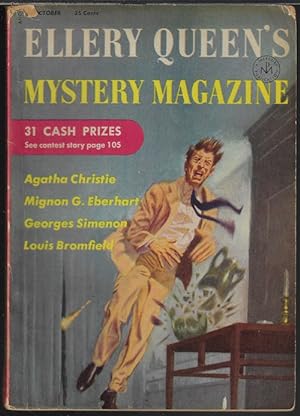 Image du vendeur pour ELLERY QUEEN'S Mystery Magazine: October, Oct. 1955 mis en vente par Books from the Crypt