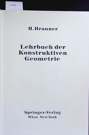 Seller image for Lehrbuch der konstruktiven Geometrie. for sale by Antiquariat Bookfarm