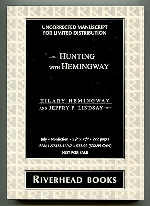 Imagen del vendedor de Hunting With Hemingway: Based on the Stories of Leicester Hemingway a la venta por Between the Covers-Rare Books, Inc. ABAA