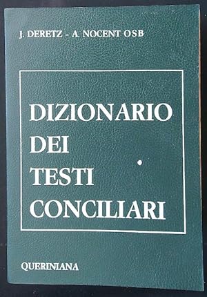 Imagen del vendedor de Dizionario dei testi conciliari a la venta por Miliardi di Parole