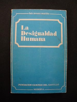 Bild des Verkufers fr La desigualdad humana zum Verkauf von Vrtigo Libros