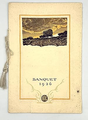 [MENU] BANQUET 1926 The Twenty-ninth Annual Convention - The American Mining Congress