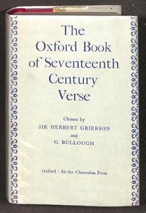 Imagen del vendedor de The Oxford Book of Seventeenth Century Verse a la venta por WeBuyBooks