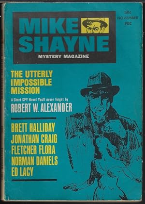 Image du vendeur pour MIKE SHAYNE MYSTERY MAGAZINE: November, Nov. 1967 mis en vente par Books from the Crypt
